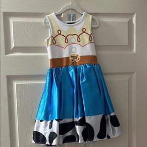Cowgirl Costume Dress with Blue Skirt
